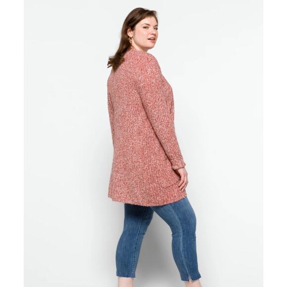 BB Dakota Steve Madden Odetta Open Pocket Cardigan Rust Women's Medium Fall - Picture 10 of 10